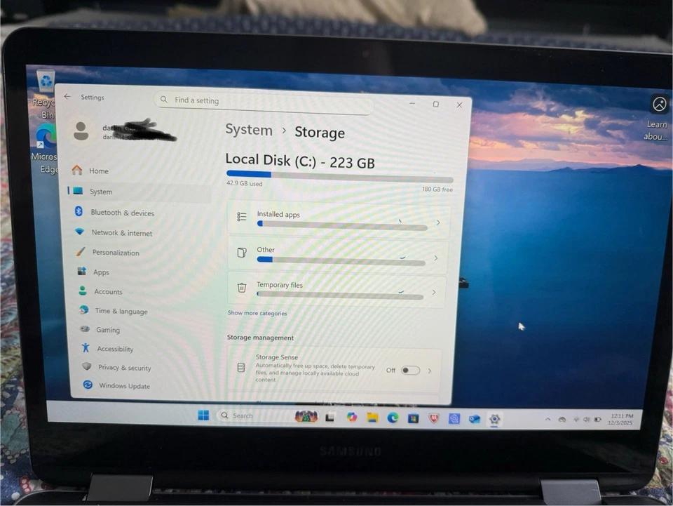 Portátil Samsung Notebook 7 Spin 13.3" Táctil Intel i5 8GB RAM 256GB SSD ¡TAL CUAL!! Foto 4 de 4