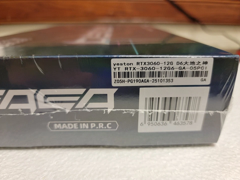 NEW Yeston GeForce RTX 3060 12GB "Gaga" GDDR6 PCIe4.0x16 Nvidia video card black - Image 2 of 4