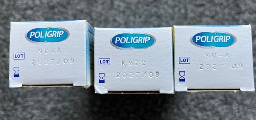 3 x Poligrip Flavour Free 70g Denture Fixative Cream UK SELLER FREE SHIPPING - Bild 5 von 5