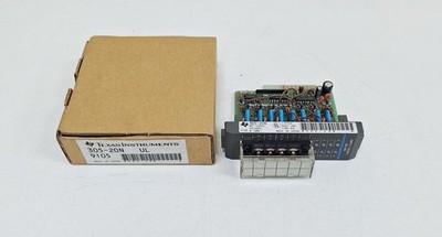 Texas Instruments 305-20N Input Module 85-128VAC 50/60Hz 8-18MA