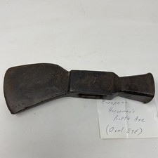 Vintage European Horseman’s Battle Axe ( Oval Eye)