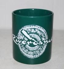 Riverdance Green Coffee Mug by M Ware 3.5" by 3"