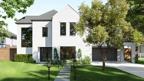 Quoizel CFD9010 Crestfield 3 Light 28" Tall Post Light - Black - Picture 3 of 7