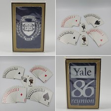 Yale University 1986 Reunion Playing Cards Lot Crest Logo Class Alumni VTG