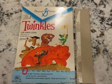 Vtg General Mills Twinkles Cereal Box The Beanstalk Story Book A 1960 Frontback