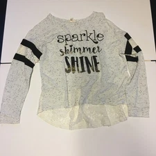 Self Esteem long sleeve top XL, sparkle summer shine