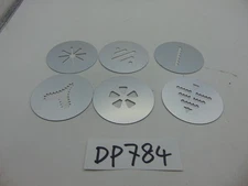 Proctor-Silex Super Shooter Plus Cookie Press Replacement Part Lot of 6 Disc