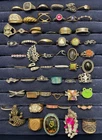 50+ pc ESTATE JEWELRY RING LOT Vintage to Modern Costume Fashion Statement