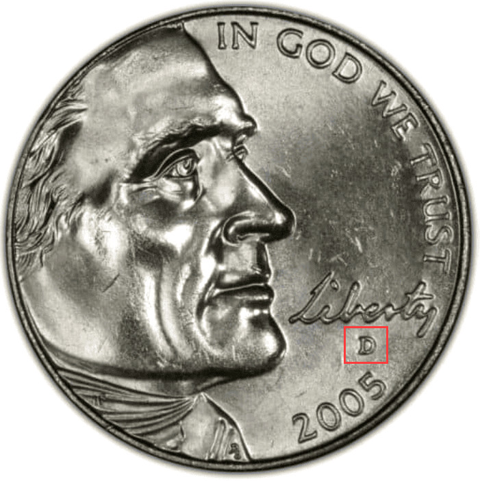 ⭐️ 2005-D Jefferson Buffalo Nickel Westward Journey BU Coin From U.S. Mint Roll