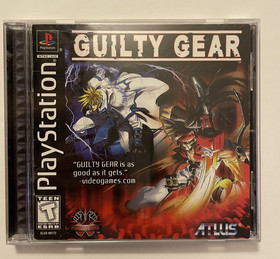 Guilty Gear (Sony PlayStation 1 PS1, 1998) Complete, Black Label, Tested