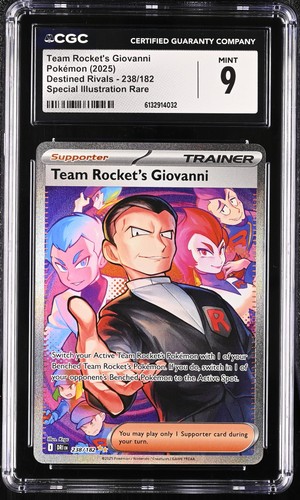 Team Rocket's Giovanni graded CGC 9 for sale on eBay