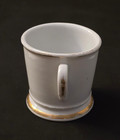 ANTIQUE KPM GERMAN PORCELAIN GOLD GILT SHAVING MUG G.W. HOXIE   — photo 5