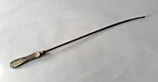 Antique Silver-Tone Uterine Sound Male Urethral Medical Sounding Device Probe