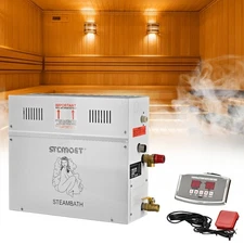 6KW 220V Steam Generator ST-135M Controller Bath Shower 77℉-131℉ Anti-rust