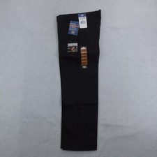 Dickies Boys Flat Front Pants Size 10 Black Classic Fit Straight Leg