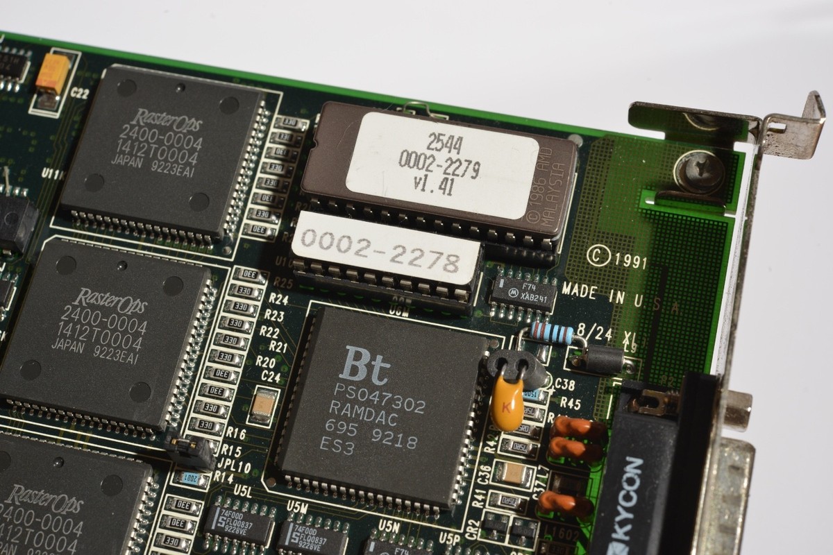 RasterOps PaintBoard Li Video Card 現状品 RasterOps 8/24 XLi 24-Bit NuBus Video Card for Macintosh II Quadra