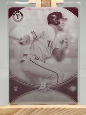 2016 Bowman Platinum - Nomar Mazara #65 Magenta Printing Plate True 1/1 1of1 RC