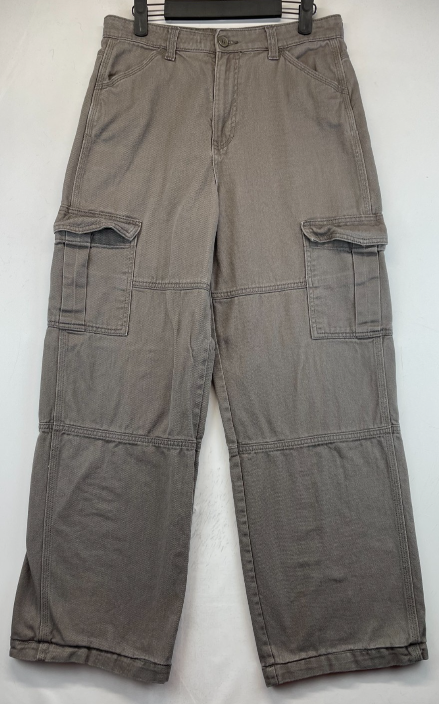 H&M Divided Cargo Pants - Womens Size 4 - Brown - Cargo Pockets (3359)