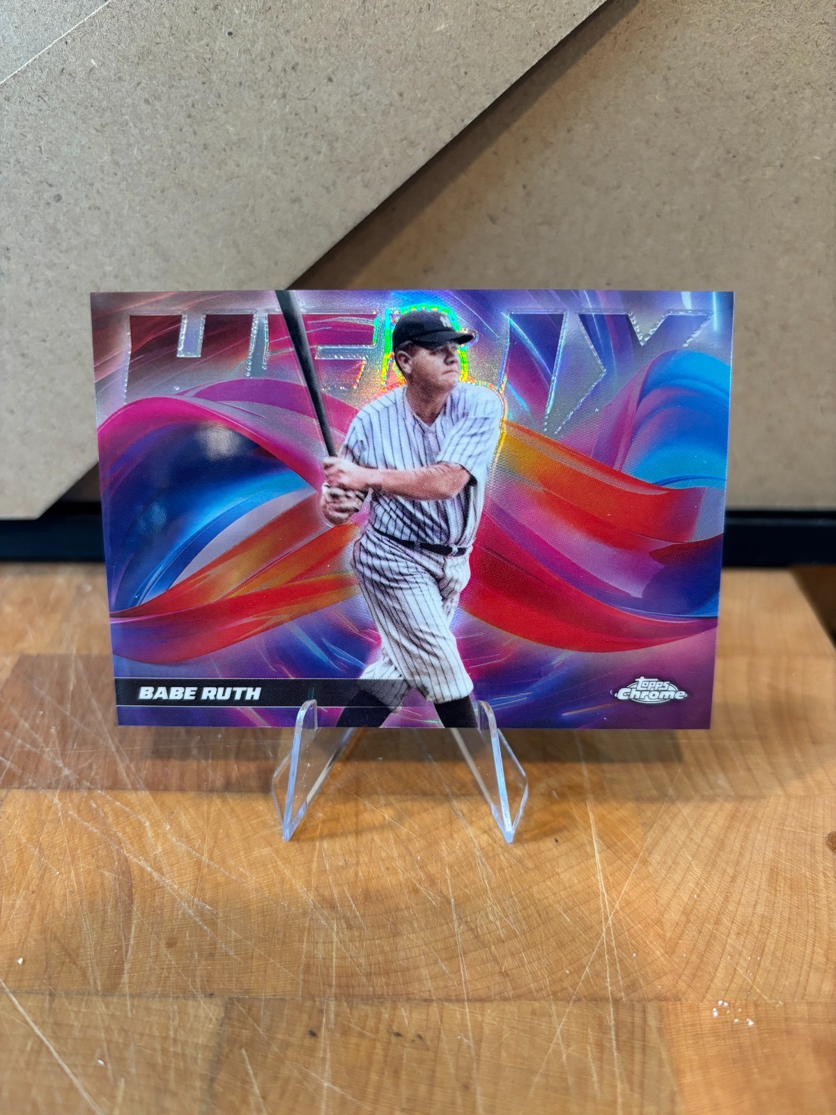 2025 Topps Chrome Helix - Babe Ruth #HX-12 SSP Case Hit