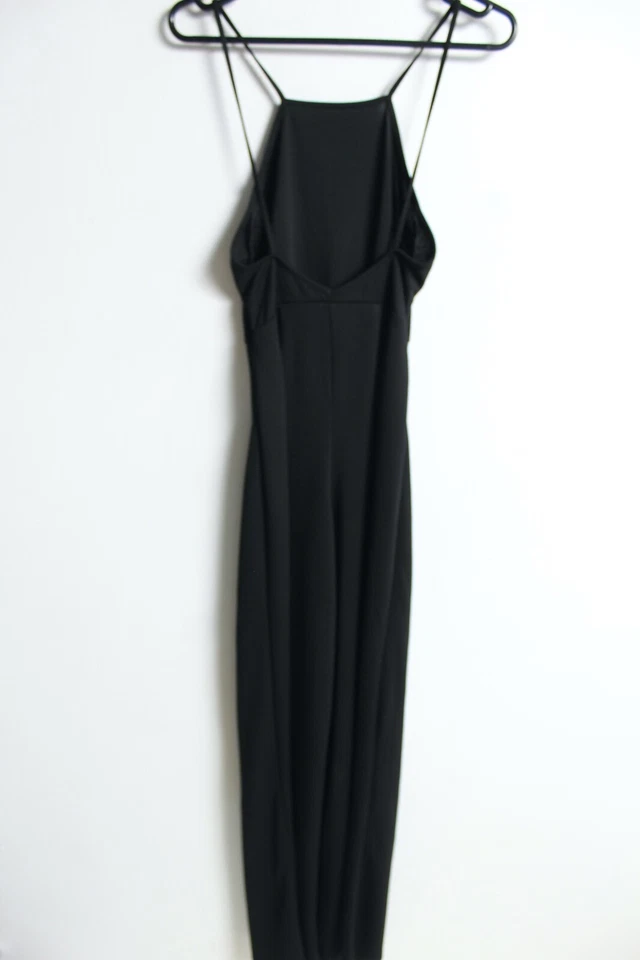 Macacão Boohoo Feminino com Alça de Cordas - Preto - Tamanho 8 (a9) - Imagem 4 de 4