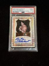2020 Leaf Ultimate Wrestling Ricky The Dragon Steamboat Enshrined Auto PSA 9 MT