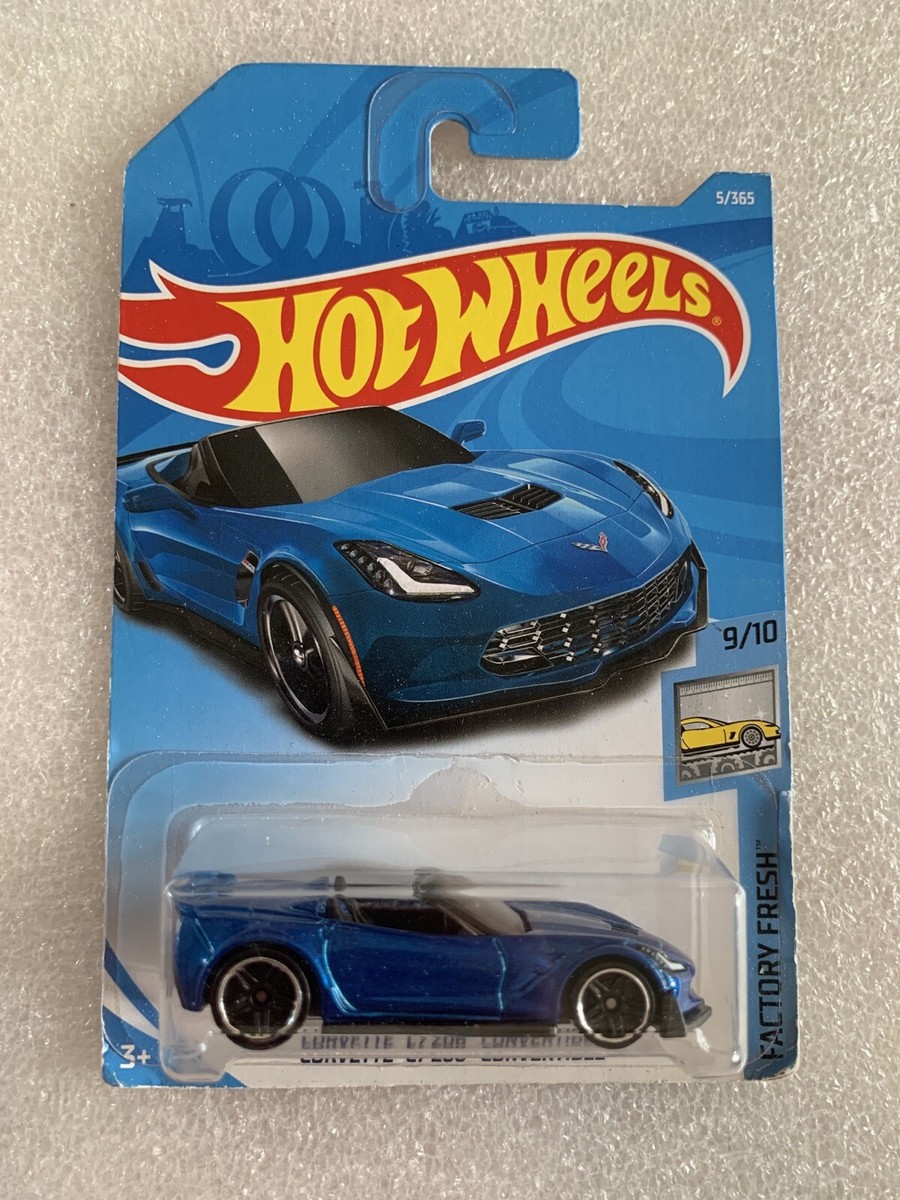 ホットウィール Hot Wheels Factory Fresh Corvette C7 Z06 Convertible Blue