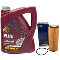 MotoröL Set 5W40 5 Liter + ÖLfilter SH 420 P FüR Audi A3 A4 Seat Leon Skoda VW