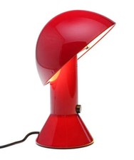 Martinelli Luce Elmetto Rosso - Lampada da tavolo design Elio Martinelli 1976