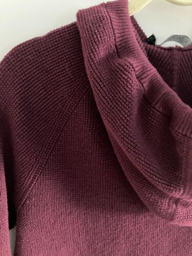 Ralph Lauren Green Label Sport Plum Colored Hooded Sweater Size Large - Picture 9 of 13