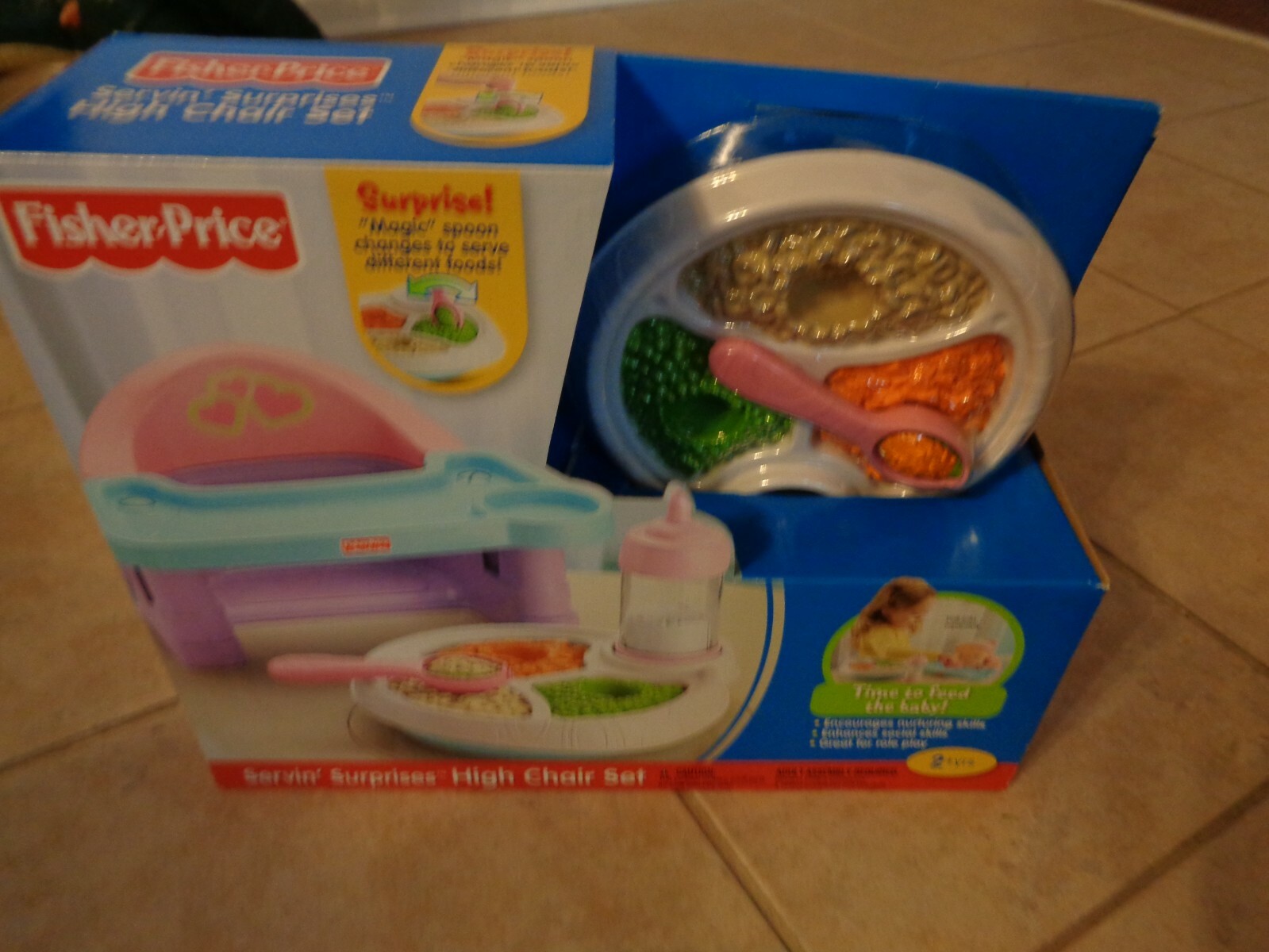 fisher price servin surprises high chair set
