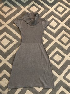 calvin klein sweater dress grey