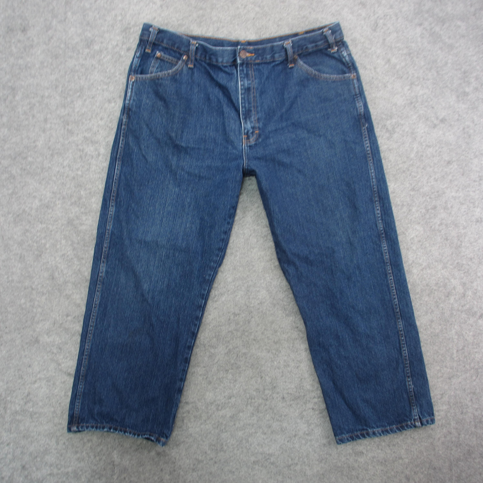 's 40x29 Blue Dark Wash Straight Leg Jeans