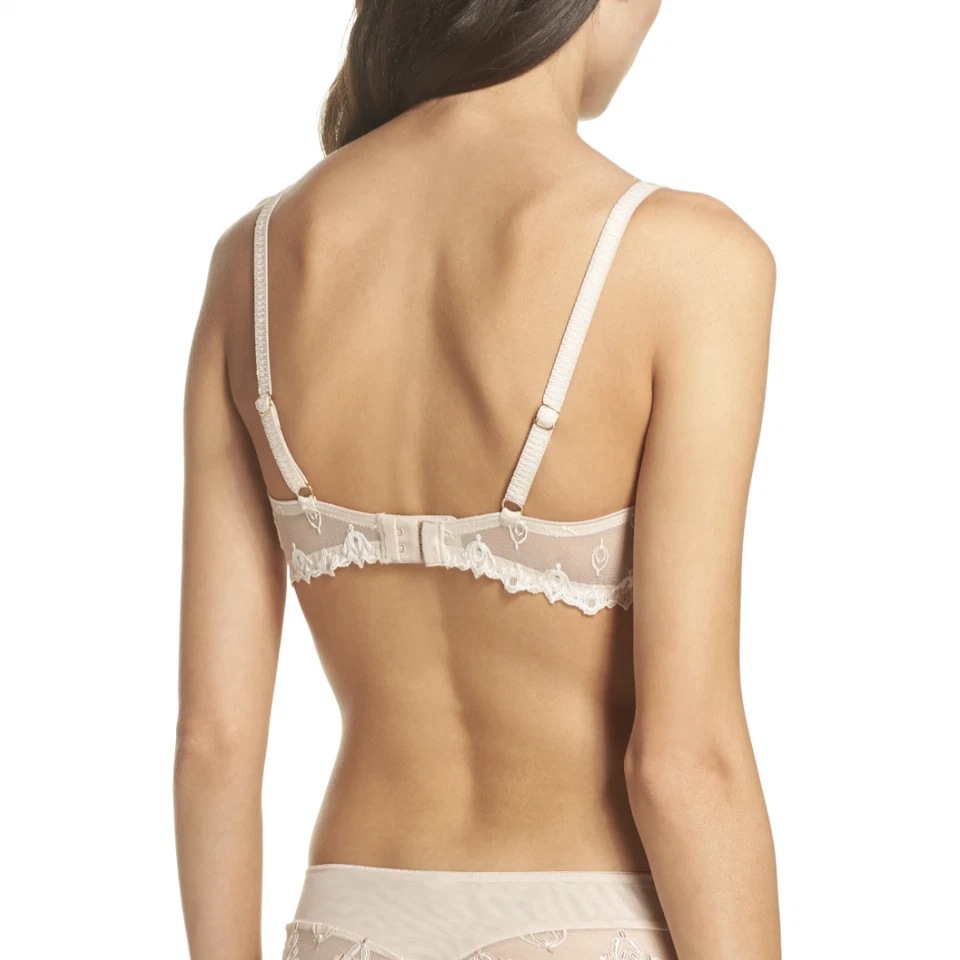 Sutiã Chantelle Lingerie Champs Elysees renda sem forro semi L62944 tamanho 36DD - Imagem 3 de 4