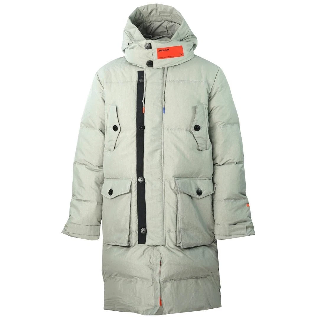 Puma X Attempt Padded Grey Down Jacket | eBay