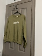 Levi's Womens Crew Neck Sweatshirt Size M NEW Retail 54