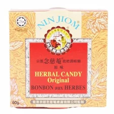 3 Canisters Nin Jiom Herbal Candy Supplement For Sore Throat Colds 60g each NEW