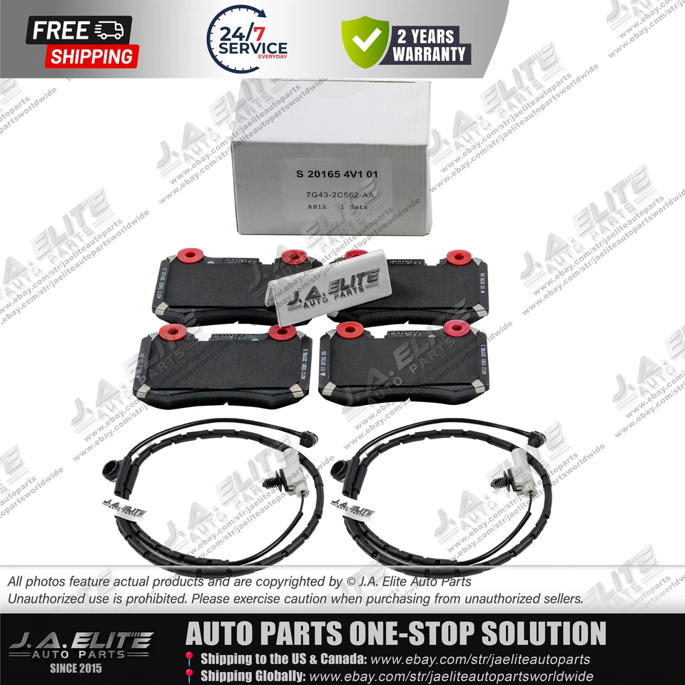 Kit de pastillas de freno traseras originales para Aston Martin BD9 y V8-Vantage, 7G43-2C562-AA Foto 3 de 4