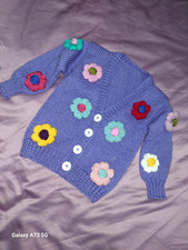 Handmade children's cardigan for 3-4 years.