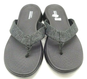 skechers goga max flip flops women's