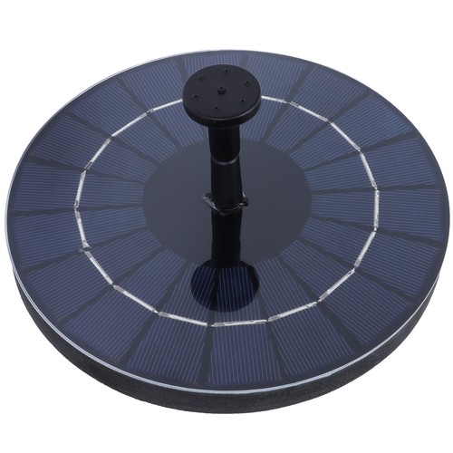 JY Solar-Wasser-Brunnen 7.4V Runde Schwimmende Fontäne Für Teich Garten Parks Fi - Bild 2 von 23