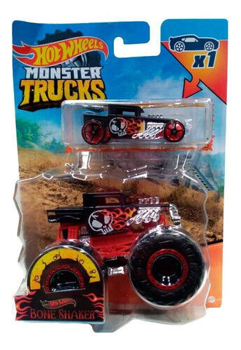 Hot Wheels Monster Trucks 1:64 - Battitude - FYJ44 - Mattel - Real  Brinquedos