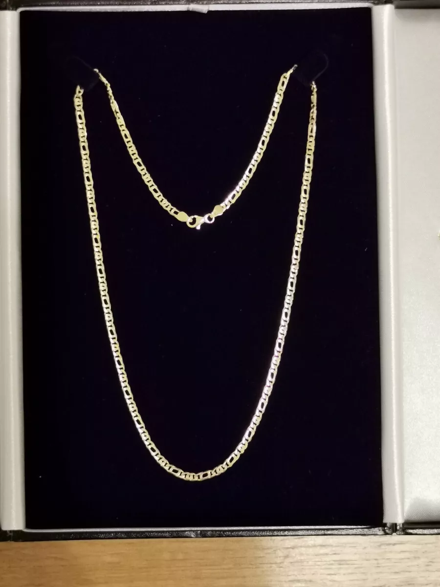 18ct solid yellow gold necklace chain eBay