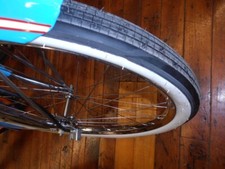 Whitewall 26 X 2.125 Balloon Bicycle Tires Brick Tread Schwinn Columbia Blems Whitewall 26 X 2.125 Balloon Bicycle Tires Brick Tread Schwinn Columbia Blems
