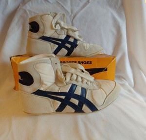 vintage asics wrestling shoes