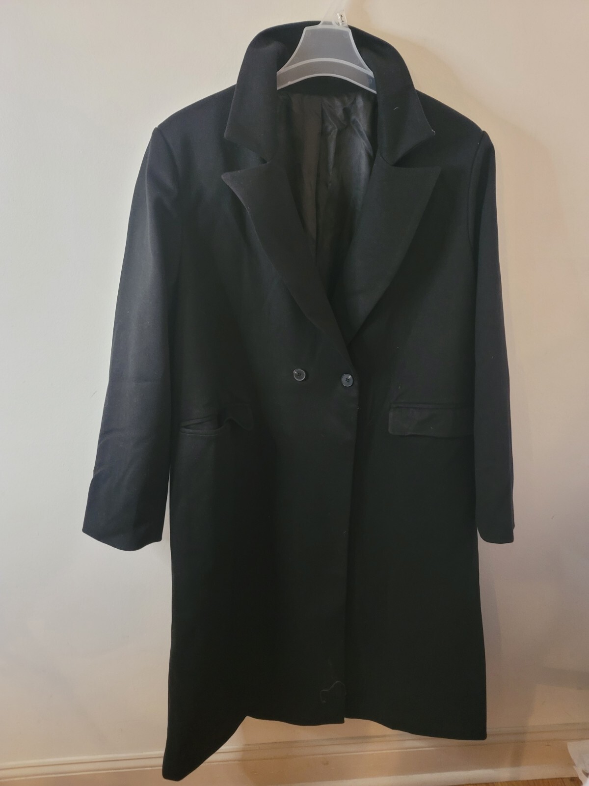 Jacket Black Soft  Polyester Rayon Button Up Wome… - image 1