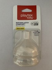 Playtex Baby Natural Comfort Easy Latch Nipples 2-Pack 3M NEW Medium Flow