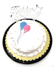 Happy Birthday Cake Topper Acrylic First Birthday Party Decoration, Favorite...