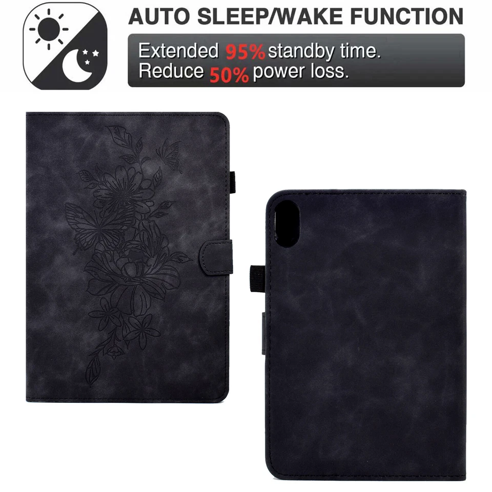 Smart Case Leather Cover For iPad 10th Gen 10.9" 5/6/7/8/9th 10.2" 9.7" 11" 2022 - Image 3 of 4