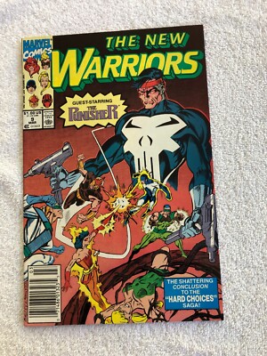 *New Warriors #9 (Mar 1991, Marvel) VF+ 8.5