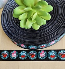 7/8" 1 YD Snoopy Grosgrain Ribbon Peanuts Woodstock Beagle Ribbon